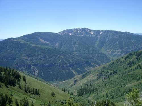 Logan Peak as seen from Beirdneau Ridge