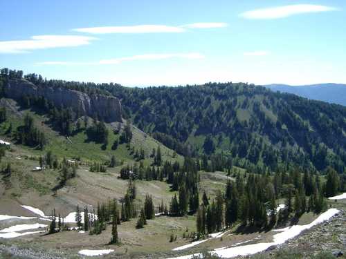 Alpine views below Mt. Elmer