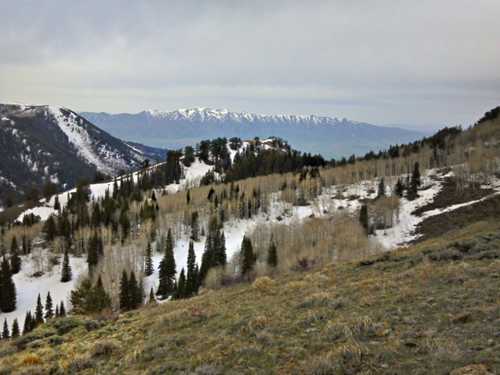 The view west from Providence Peak