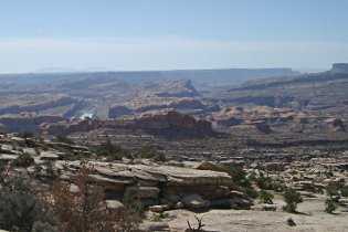 View southwest toward the river