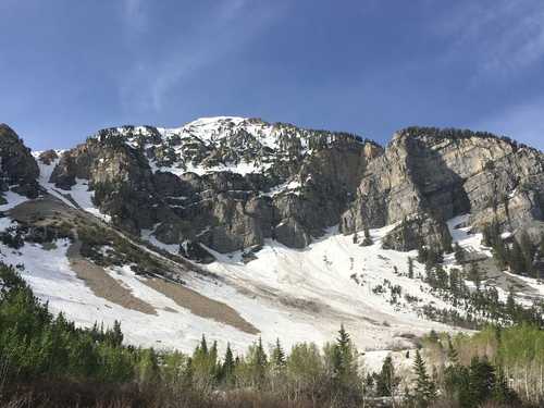 Always spectacular views looking up at Timp